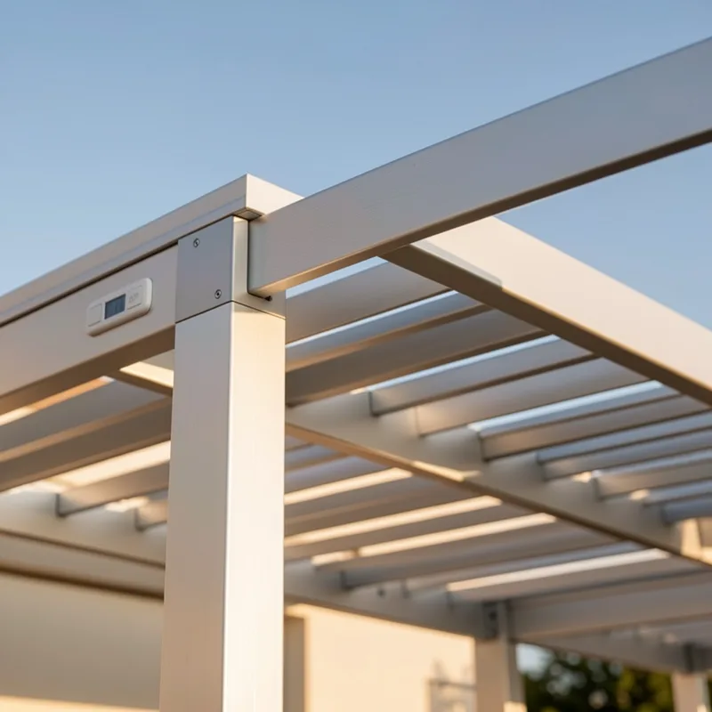 Alimentation électrique pergola bioclimatique motorisée