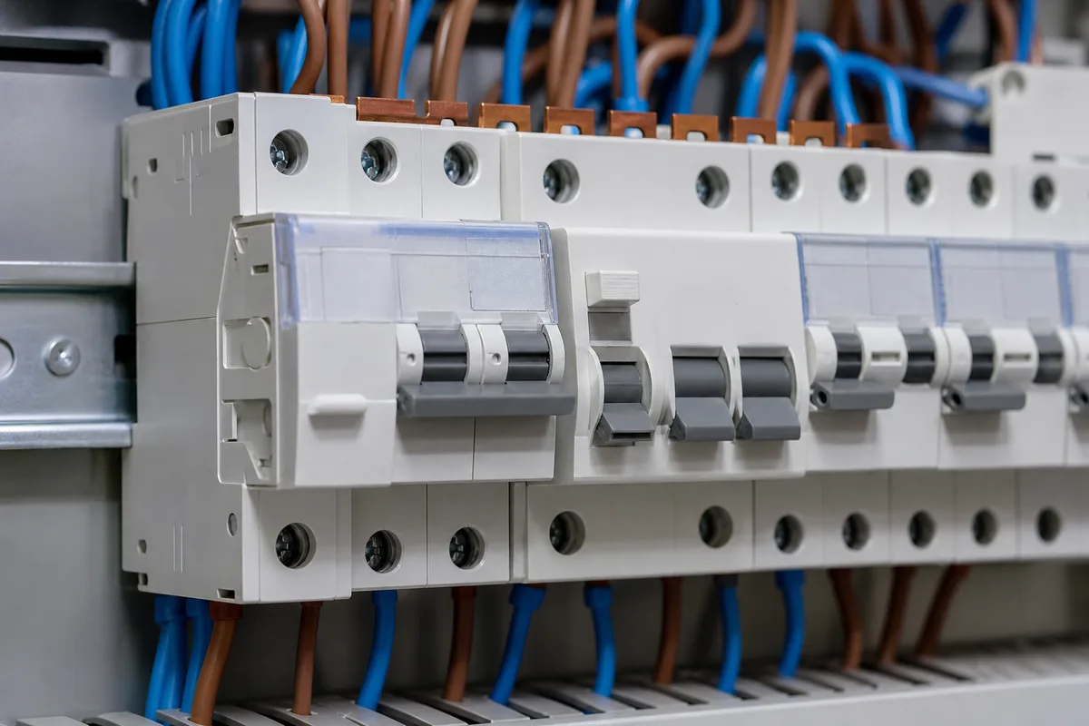 Ligne dédiée de climatisation raccordée sur un tableau électrique résidentiel